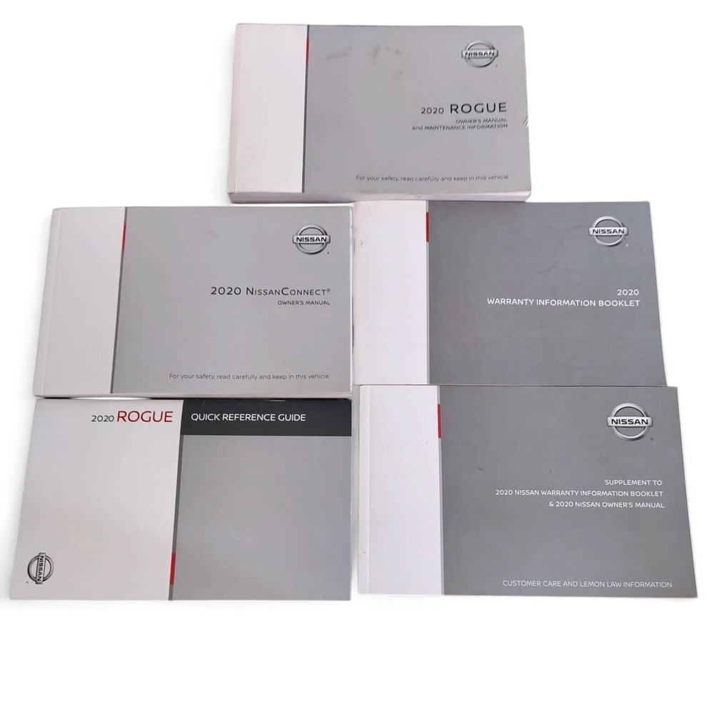 2020 Nissan Rogue Owners Manual Set Booklet Guide Warranty NissanConnect OEM